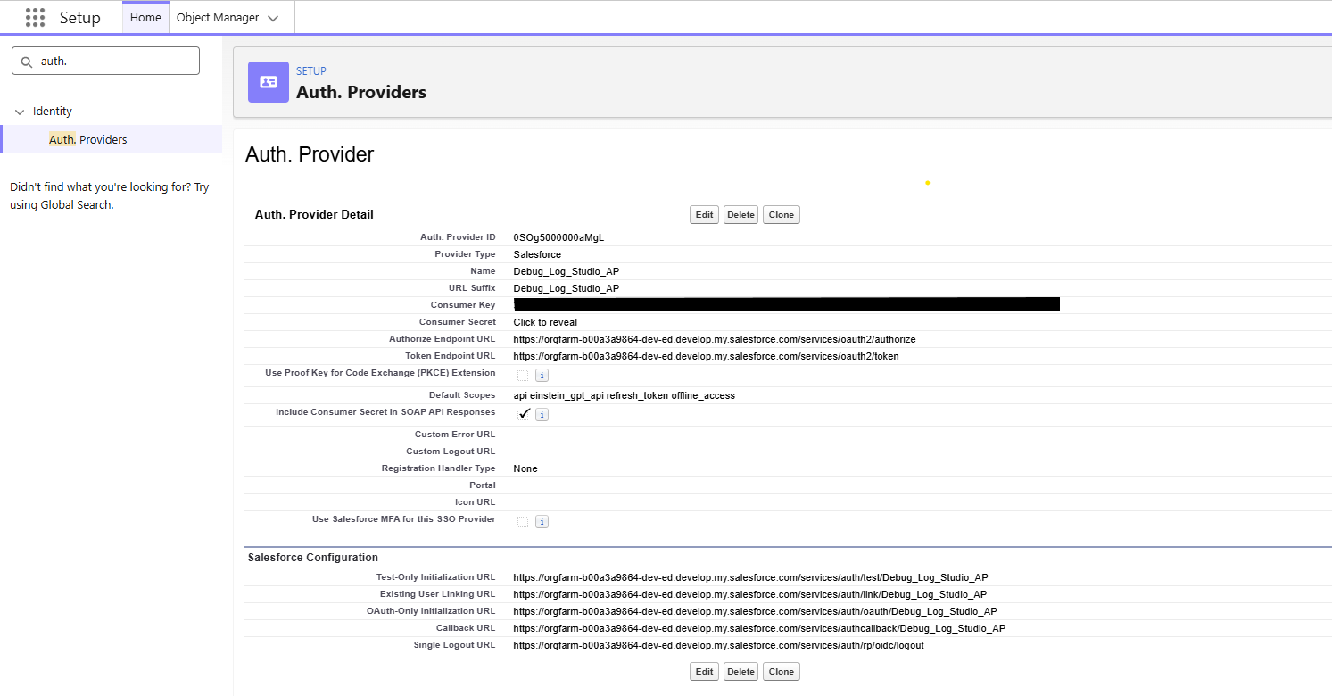Debug Log Studio - Auth.Provider