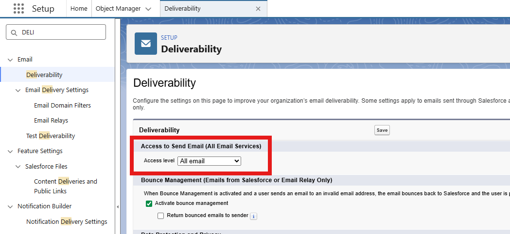 Email Deliverability
